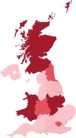 Map of the United Kingdom